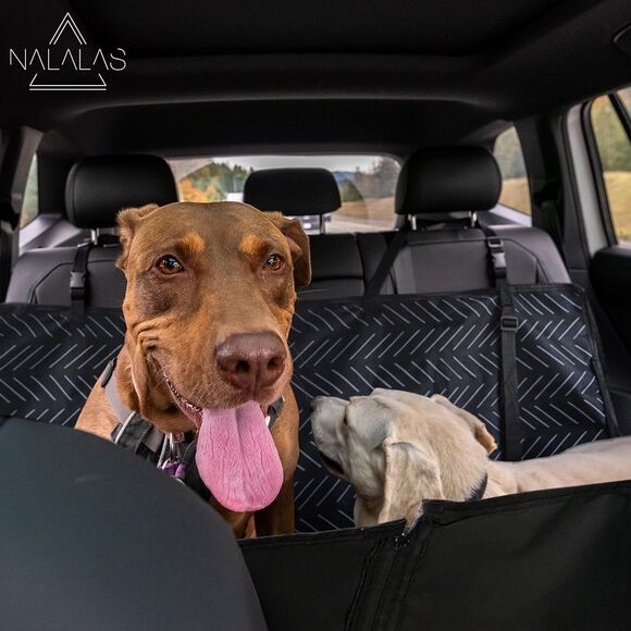 Nalalas Dog and Cat Rear Seat Cover Safe Washable Waterproof Anti Slip New - Picture 6 of 6